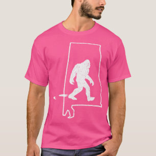 T-shirt Booger Monster Alabama Pride Bigfoot Hunter