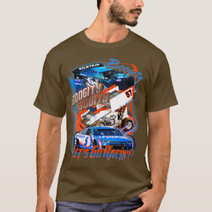 T-shirt Boogity Let's Go Racing Course Stock Race Car & Di