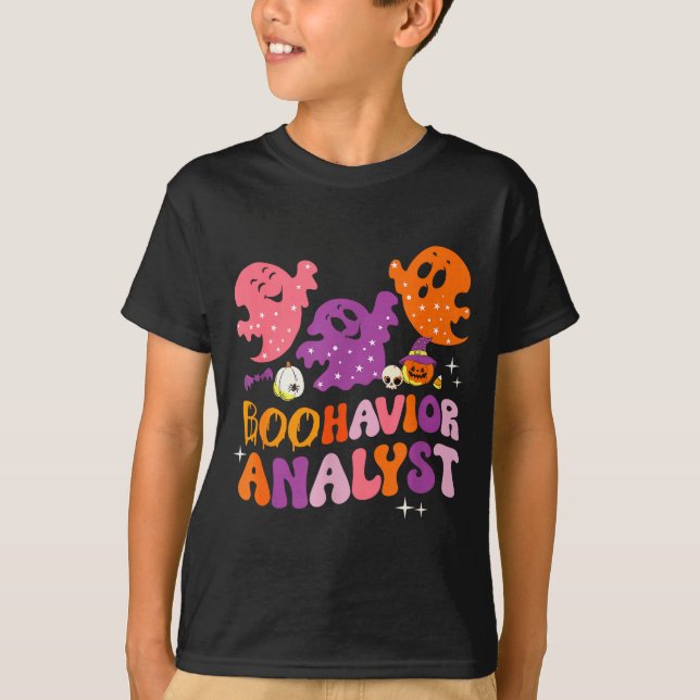 T-shirt Boohavior Squad Yst Squad Aba Therast Halloween  (Devant)