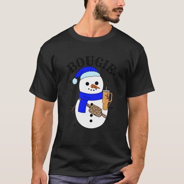 T-shirt Boojee Snowman Bougie Snowman Snowman Sac ceinture (Devant)