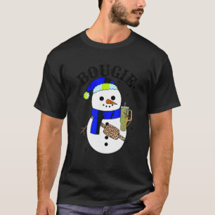 T-shirt Boojee Snowman Bougie Snowman Snowman Sac ceinture