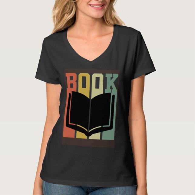 T-shirt Book  Book and Books Reading pleasure Bookworm (Devant)