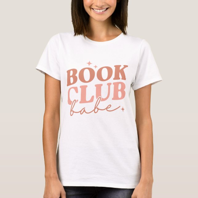 T-shirt Book Club Babe (Devant)
