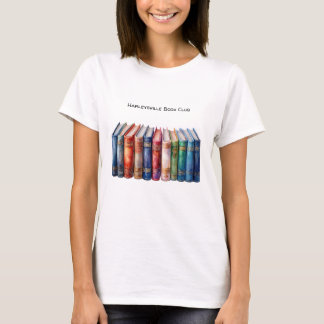 T-shirt Book Club Customizable Text Hardcover Books