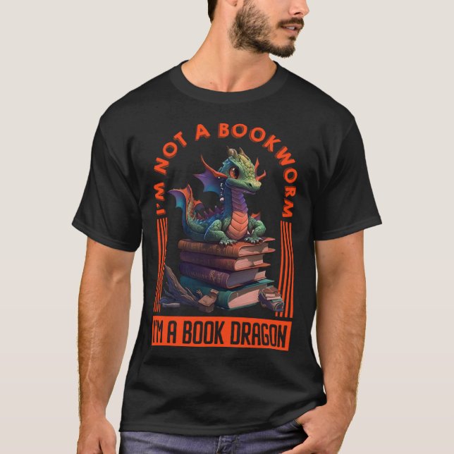 T-shirt Book Dragon book  Dragon fans Book love Dragon  1 (Devant)