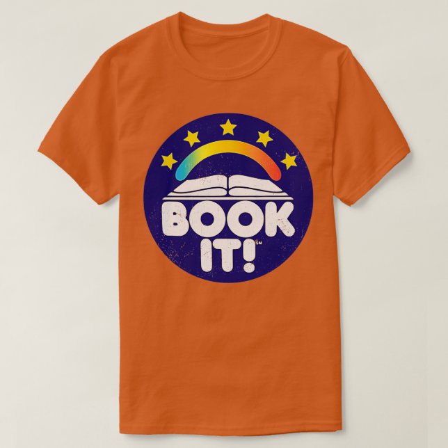 T-shirt Book It Pizza Hut programme inspiré de la pinte en (Design devant)