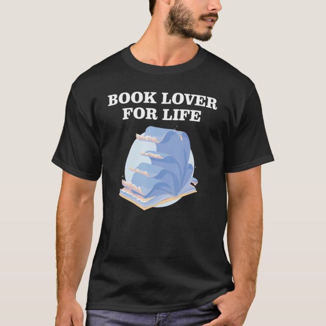T-shirt Book Lover for Life_8 (Devant)