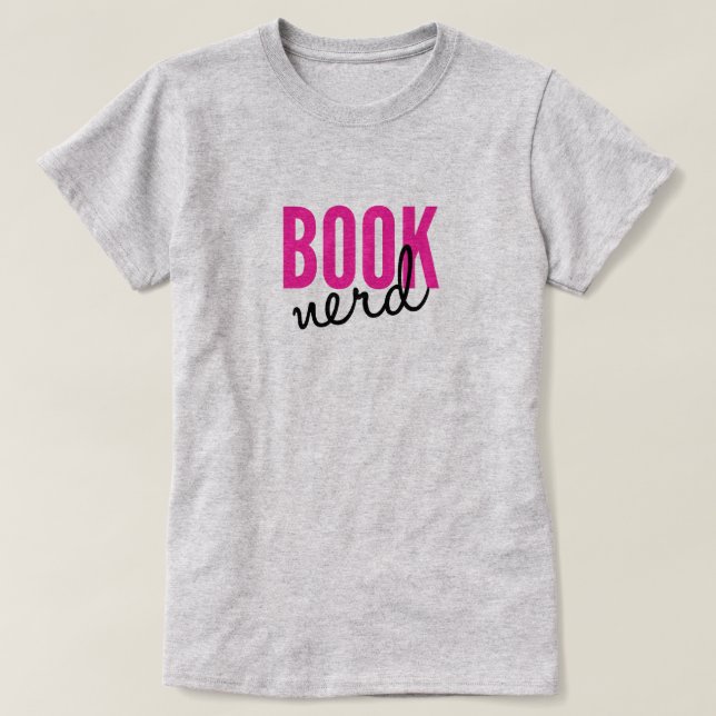 T-Shirt Book Nerd 2 (Design devant)