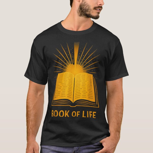 T-shirt Book Of Life Christian Spiritual Bible Verse Inspi (Devant)
