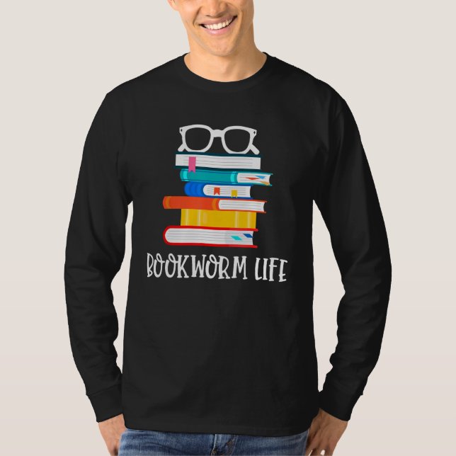 T-shirt Book warm life  reader s gear for readers (Devant)