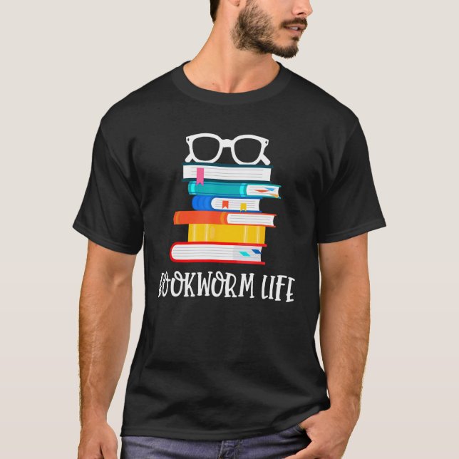 T-shirt Book warm life  reader s gear for readers (Devant)