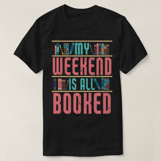 T-shirt Bookaholic Book Lover Bookish Bookish (Design devant)