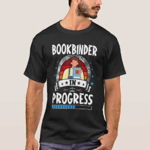 T-shirt Bookbinder En cours stagiaire stagiaire étudiant