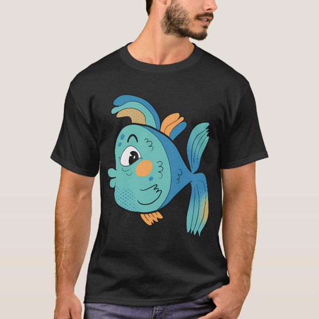 T-shirt Booker le poisson tropical (Devant)