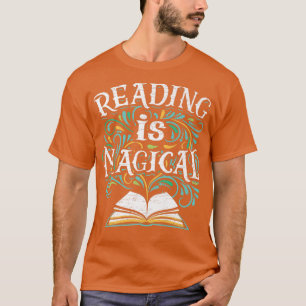 T-shirt Bookish Bookworm Reading Is Magical Book Lovers Th