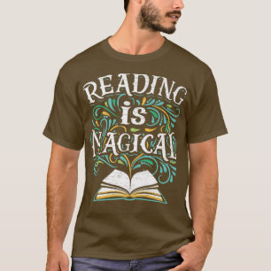 T-shirt Bookish Bookworm Reading Is Magical Book Lovers Th