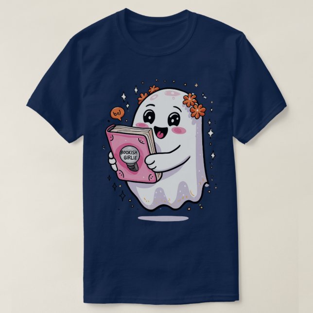 T-shirt Bookish Girl (Design devant)