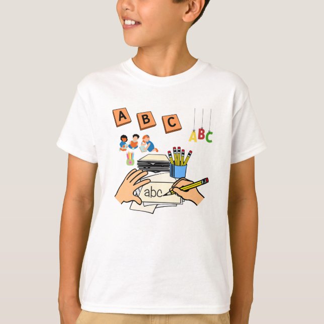 T-shirt "Books, Brains & Bright Ideas" (Devant)