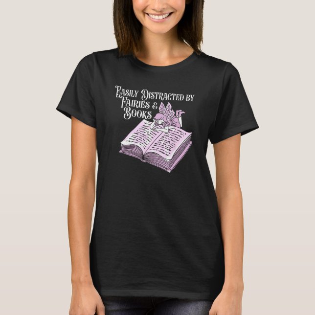 T-shirt Books Literature  Bibliophile Librarian Bookworm B (Devant)
