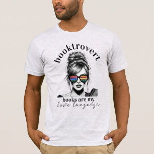 T-shirt Booktrovert Books Are My Love Language Bookish