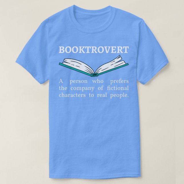 T-shirt Booktrovert Définition II Livre Lover (Design devant)