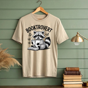 T-shirt Booktrovert Raccoon