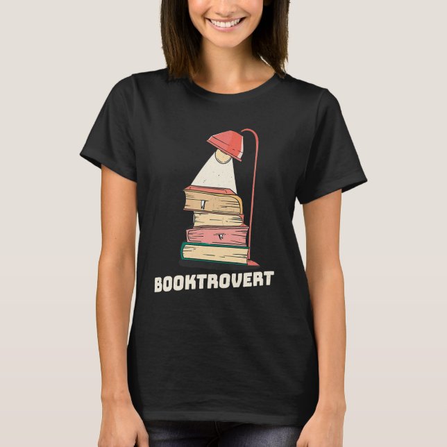 T-shirt Booktrovert  Reading Reader Bookworm Teacher (Devant)