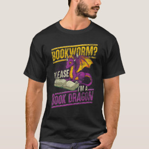 T-shirt Bookworm Livre Lecture Imaginaire Créature Livre D