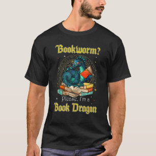 T-shirt Bookworm S'il vous plaît Je suis un Dragon de Livr