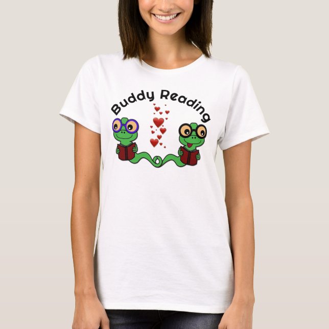 T-shirt Bookworms Buddy Lecture (Devant)