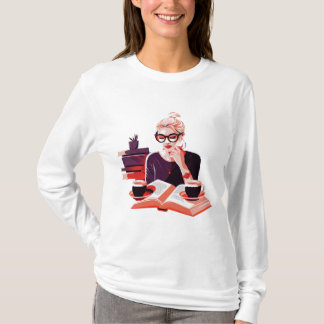 T-shirt Bookworm's Haven : Cosy Women's Reading Sweatshirt