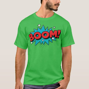 T-shirt BOOM - Bande dessinée dessin animé Funny Pop Art D