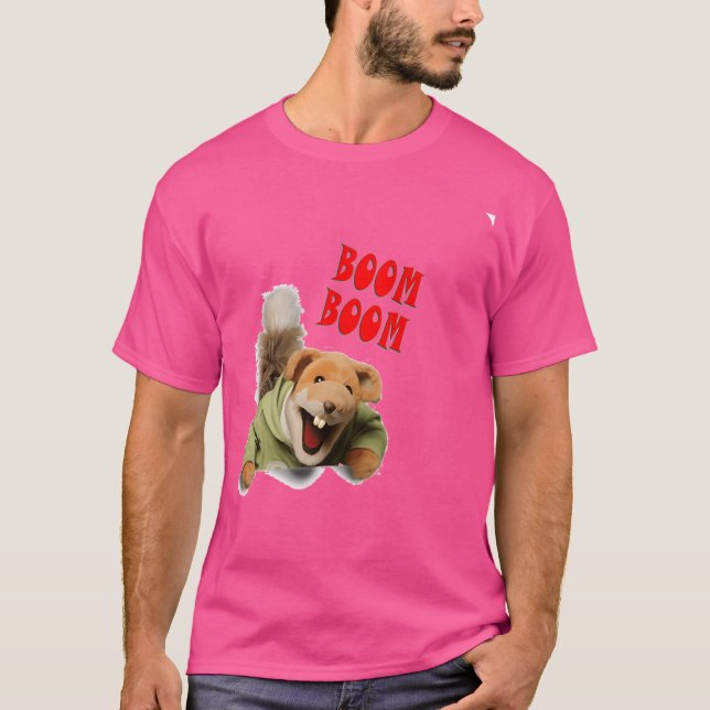 T-shirt Boom Boom Basil Brosse (Devant)