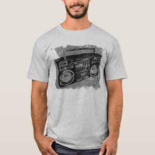 T-SHIRT BOOM BOX RÉTRO COOL 80'S 90'S