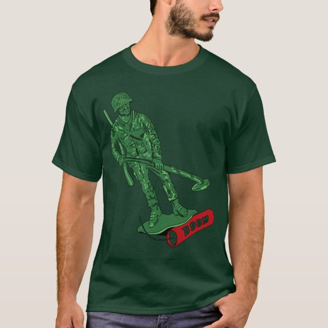 T-shirt Boom de dragueur de mines (Devant)