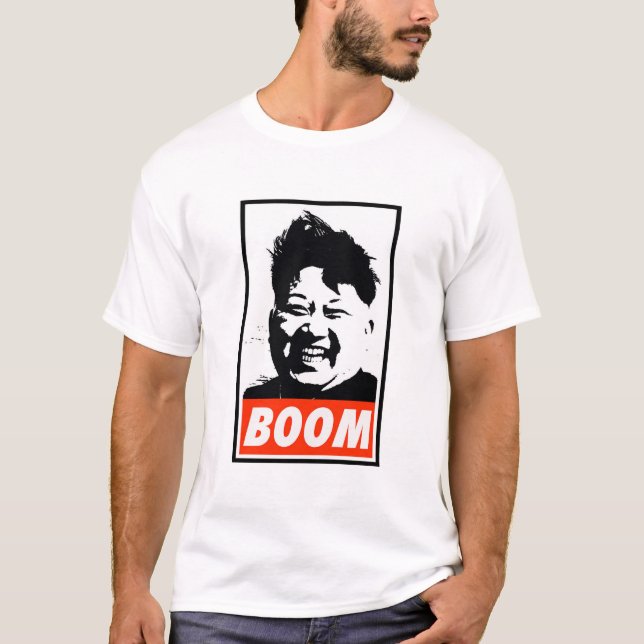 T-shirt Boom de l'ONU de Kim Jong de boom (Devant)