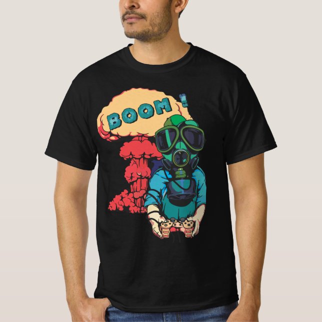 T-shirt Boom ! Gamer Apocalypse Tee (Devant)