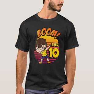 T-shirt Boom I'm 10 Birthday Boy 10th Birthday Party