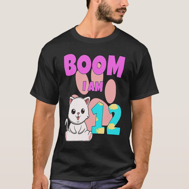 T-shirt Boom Im 12 Chat 1 (Devant)