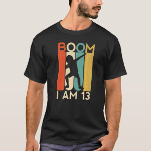 T-shirt Boom I'm 13 Anniversaire 13ème fête Dabbing K