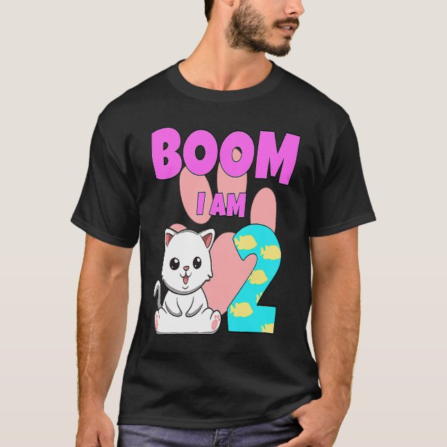 T-shirt Boom Im 2 Chat (Devant)