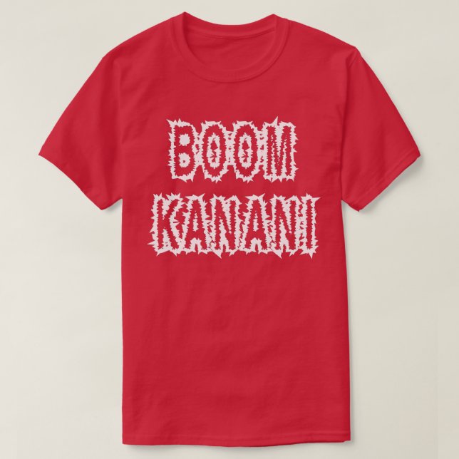 T-shirt Boom Kanani Hawaii Pidgin Anglais Boomkanani Ha (Design devant)