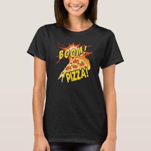 T-shirt Boom Pizza Vintage Boom Pizza