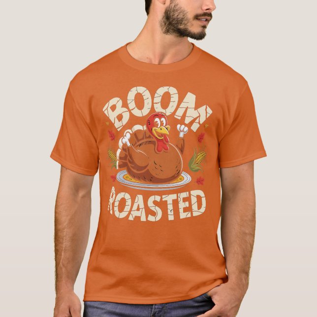 T-shirt Boom rôti de la salle (Devant)