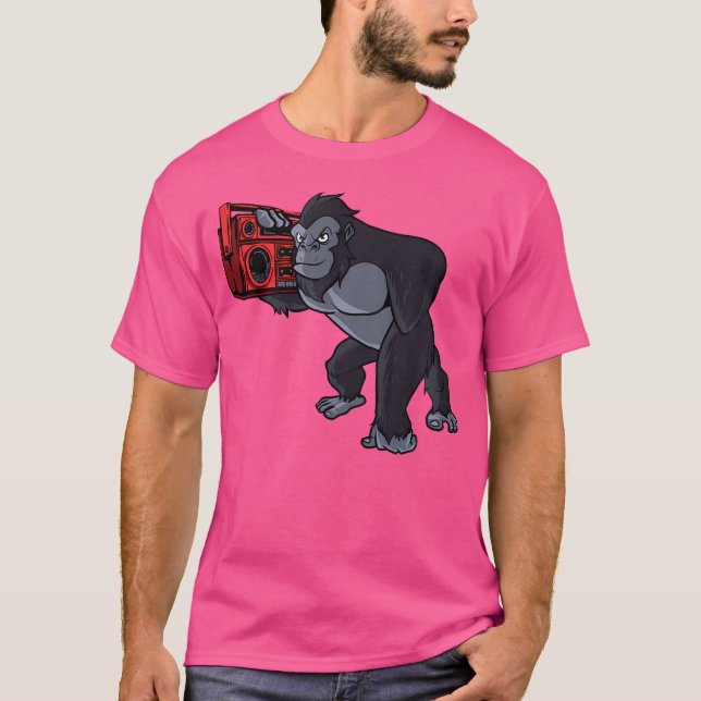 T-shirt Boombox Boombox Boxer Ghetto Blaster - 80S 90S Hip (Devant)