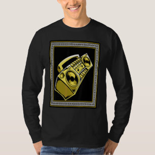 T-shirt Boombox Ghettoblaster Stereo Hip hop Drivers Urban