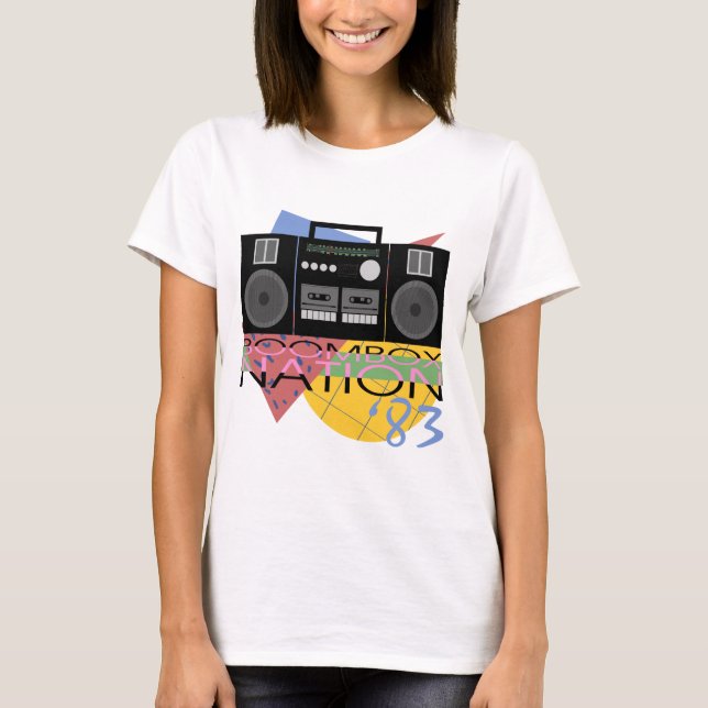 T-shirt Boombox Nation 83 (Devant)