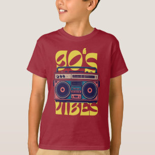 T-shirt Boombox vintage de la vibe des années 90