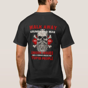 T-shirt Boomer EST 1951 Walk Away I'm A Grumpy Old Man