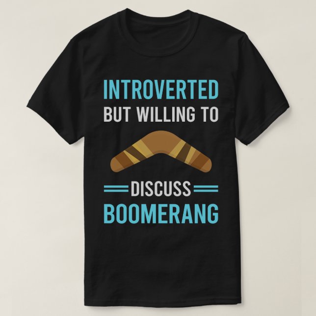 T-shirt Boomerang introduit (Design devant)